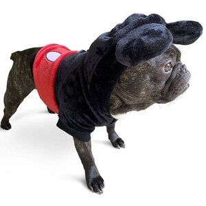 Disney Mickey Fuzzy fleece hoodie Medium